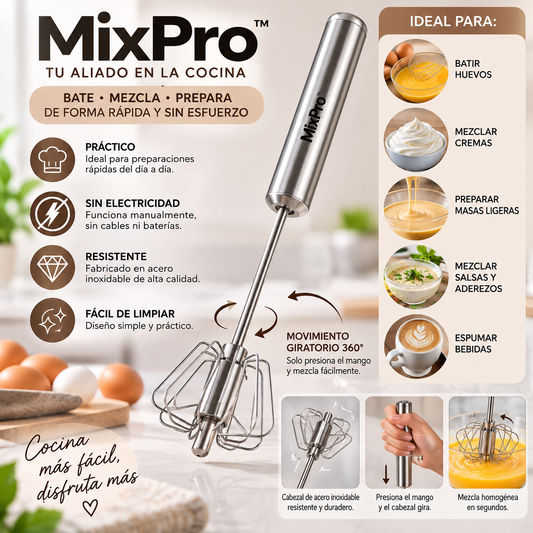 MIXPRO™ – BATIDOR MANUAL GIRATORIO