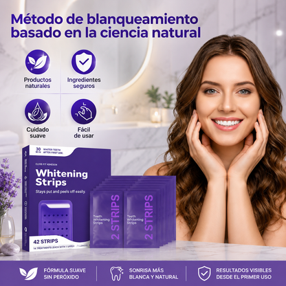 SmileBright™Tiras blanqueadoras dentales de fácil aplicación