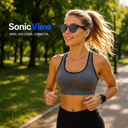 SonicView™ Contesta tus llamadas y escucha musicas con estos lentes Inteligentes.