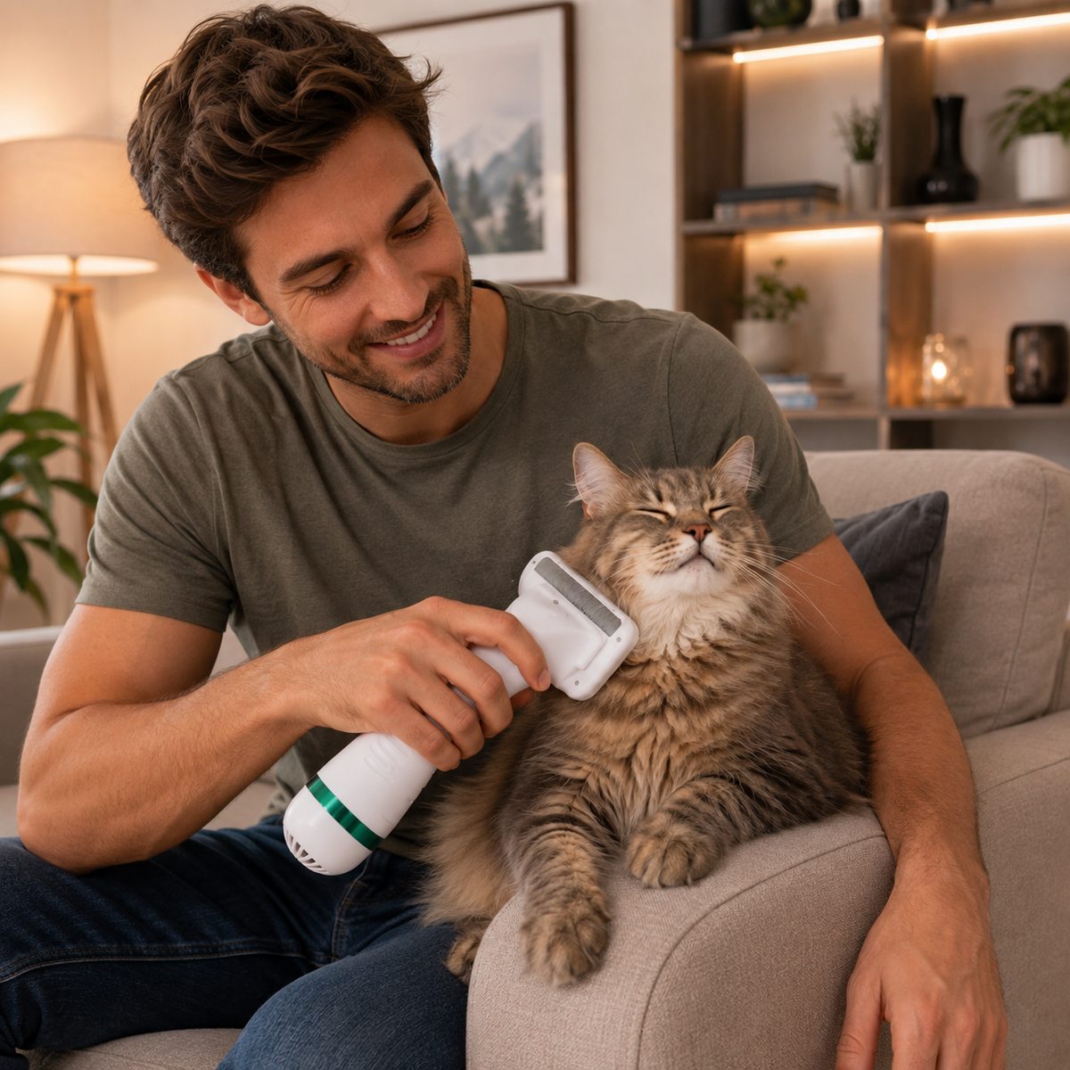 MimoPet™ | No Mas Pelos Sueltos de tu Mascota,Cepillo Secador 2 en 1