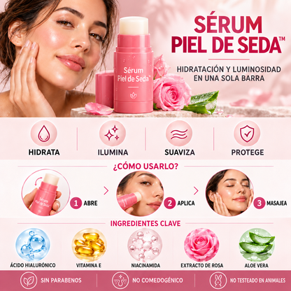 Sérum Piel de Seda™-Packs 2 Serum Facial en Barra  Rejuvenecedor