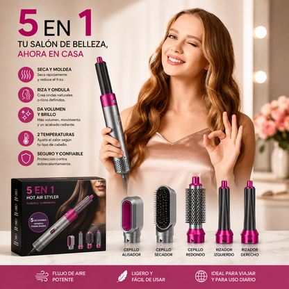 GlamAir™ 5 en 1 UN SOLO PRODUCTO. INFINITAS FORMAS DE SENTIRTE INCREÍBLE. ✨
