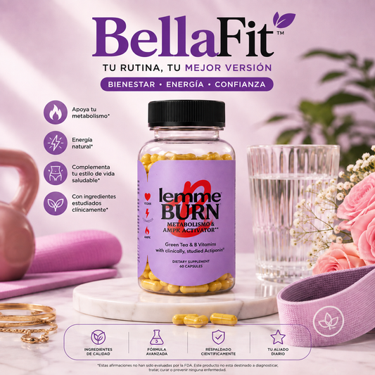 Capsulas BellaFit™ Comienza tus dias con mas energía 🌸✨