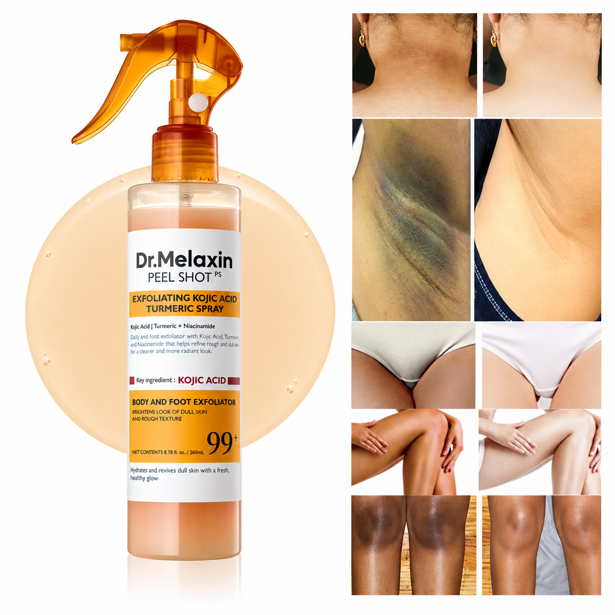 BodyGlow™ – Spray Exfoliante Corporal